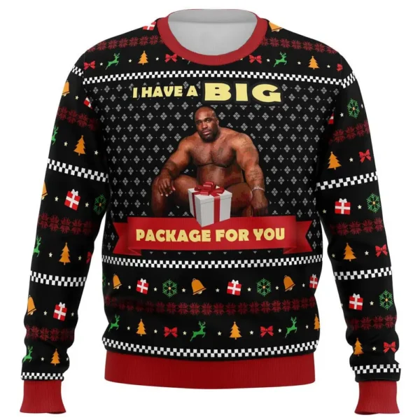 S15fda13e929845c08bfb24aa7d50f3f9g.webp Pull de Noël Meme I Have a Big Package