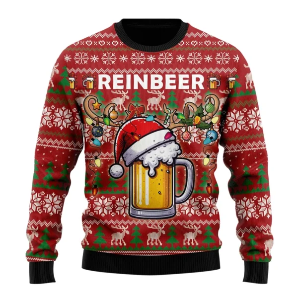Pull de Noël Bière "Reinbeer"