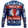 Pull de Noël Yippee Kay: Sweat Moche Festif Inspiré du film Die Hard