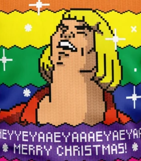 Pull de Noël Meme He-Man Heyyeya : Sweat Ugly Christmas Musclor