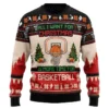 Pull de Noël "All I Want for Christmas is More Time for Basketball"